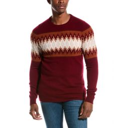 Scott & Scott London Fairisle Wool & Cashmere-Blend Crewneck Sweater