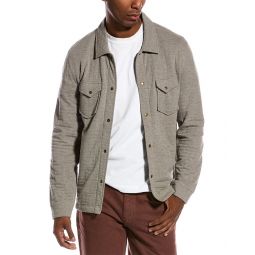 Billy Reid Grid Quilted Shirt Jacket