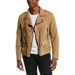 Tod'S Motorcycle Stitching Suede Jacket