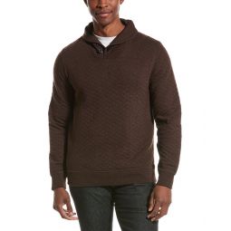 Billy Reid Diamond Quilted Shawl Collar Pullover