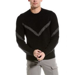 Helmut Lang Textured Wool Crewneck Sweater