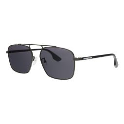 McQ Black Aviator MQ0094S-001 Sunglasses