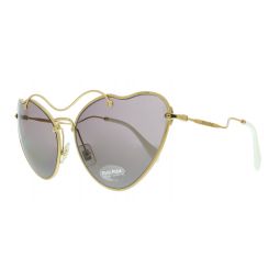 Miu Miu Antique Gold Square 0MU 55RS 7OE6X1 Sunglasses