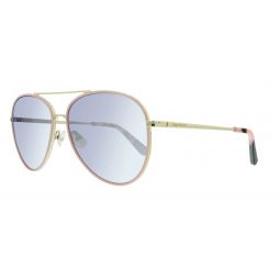 Juicy Couture Gold Pink Aviator JU 599/S DC 0EYR Sunglasses