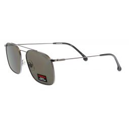 Carrera Ruthenium Black Rectangle CA186S Sunglasses