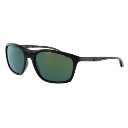 Emporio Armani 0EA4179 50176R Full Rim Black Rectangular Sunglasses