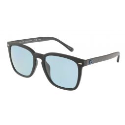 Coach 0HC8354U 57202V Transparent Grey Square Full Rim Sunglasses