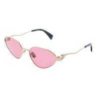 Lanvin LNV115S 724 Full Rim Rose Gold / Rose Cat Eye Sunglasses