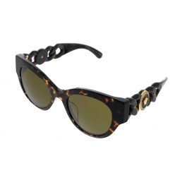 Versace 0VE4408F 108/73 Havana Cat Eye Sunglasses
