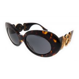 Versace 0VE4426BU 108/87 Full Rim Havana Oval Sunglasses