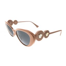 Versace 0VE4433U 538387 Full Rim Beige Cat Eye Sunglasses