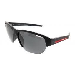 Prada Linea Rossa 0PS 03YS 1BO06F Matte Black Rectangular Sunglasses