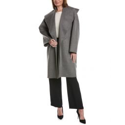 Michael Kors Collection Shawl Clutch Wool Coat