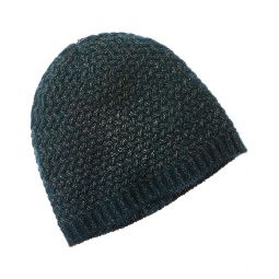 Sofiacashmere Lurex Lattice Stitch Cashmere-Blend Hat