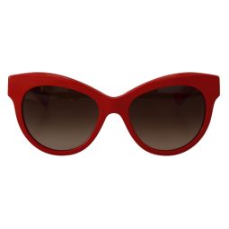 Dolce & Gabbana Floral Arm Cat Eye Sunglasses with Lens