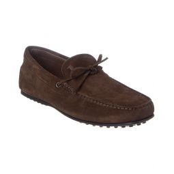 Tod'S City Gommino Suede Loafer