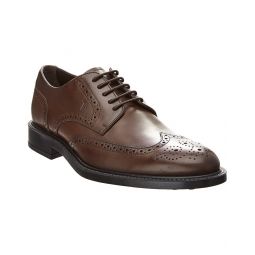 Tod'S Brogue Leather Lace-Up Loafer