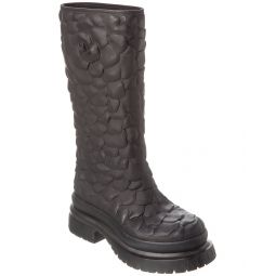 Valentino Leather Knee-High Rain Boot