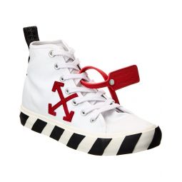 Off-White Mid Top Vulcanized Canvas Sneaker