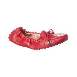 Tods Logo Leather Loafer