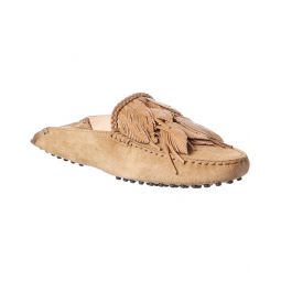 Tods Feather Suede Loafer