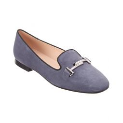Tod'S Double T Suede Slipper