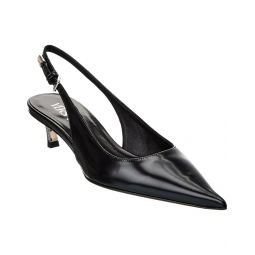 Versace Pin-Point Leather Pump