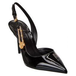 Versace Safety Pin Leather Pump
