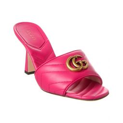 Gucci Double G Leather Sandal