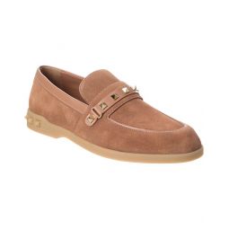 Valentino Leisure Flows Suede & Leather Loafer