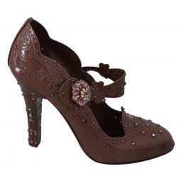 Dolce & Gabbana Floral Crystal Cinderella Heels