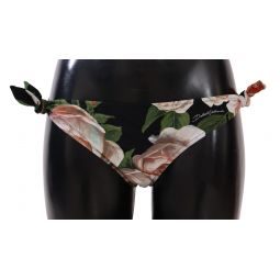 Dolce & Gabbana Roses Print Bikini Bottom