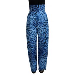 Dolce & Gabbana Leopard Print High Waist Pants