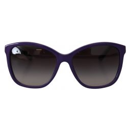 Dolce & Gabbana Round Acetate Frame Sunglasses with Gray Lens