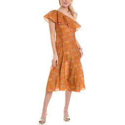 Rebecca Taylor Isabelle Silk Midi Dress