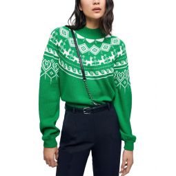 Maje Wool-Blend Sweater
