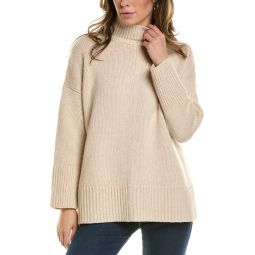 Vince Trapeze Turtleneck Wool & Cashmere-Blend Sweater