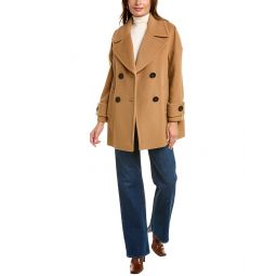 Cinzia Rocca Icons Short Wool & Cashmere-Blend Coat