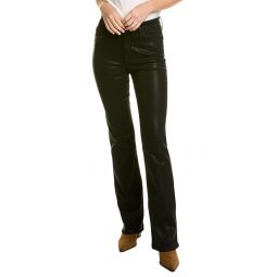 Joes Jeans Coated Black High-Rise Bootcut Jean