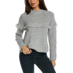 Hannah Rose Rosebud Wool & Cashmere-Blend Sweater