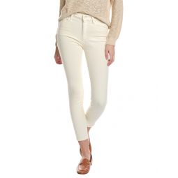 Mother Denim High-Waist Looker Ankle Antique White Skinny Jean