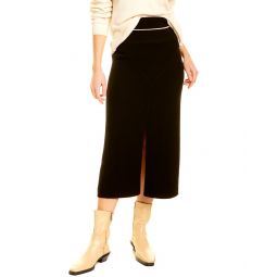 Moncler Wool-Blend Midi Skirt