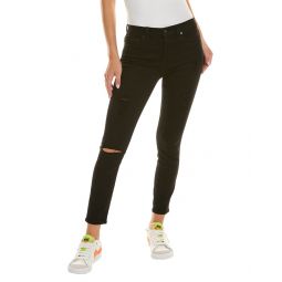 7 For All Mankind Gwenevere Night Black High-Rise Skinny Jean