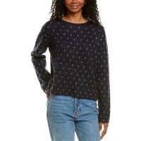 Vince Starry Dot Jacquard Mohair & Alpaca-Blend Sweater