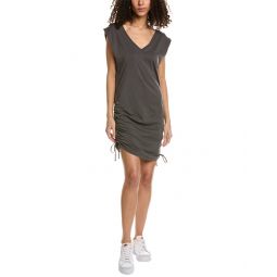 Project Social T Twilight Double V Shirred Washed Mini Dress