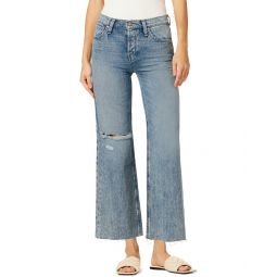 Hudson Jeans Rosie High-Rise Young At Heart Des Wide Leg Jean