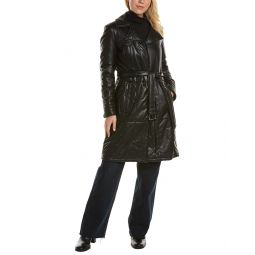 Kenneth Cole Belted Trench Coat