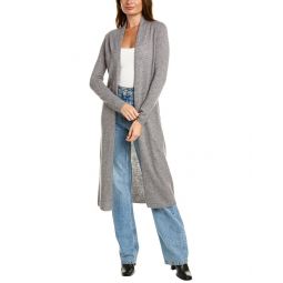 Sofiacashmere Extra Long Wool & Cashmere-Blend Duster