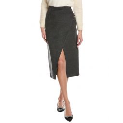 Michael Kors Collection Scissor Wool, Angora, & Cashmere-Blend Skirt
