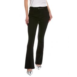 7 For All Mankind Black Ultra High-Rise Skinny Bootcut Jean